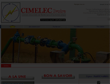 Tablet Screenshot of cimelec-ci.com